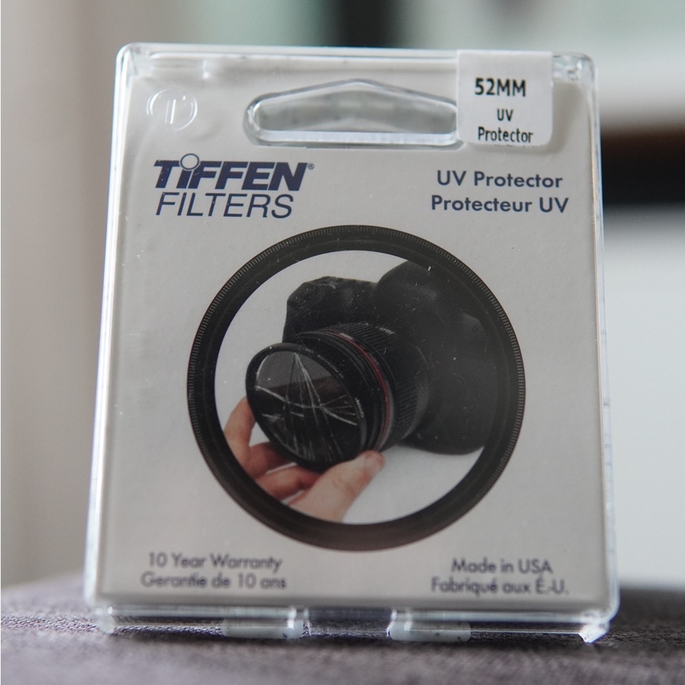 NWT Tiffen 52mm UV Protector Filter